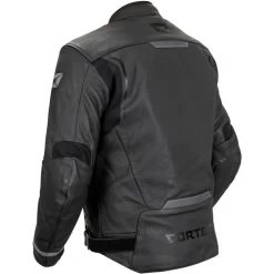 Cortech Chicane Jacket -HJC Store cortech chicane leather jacket black back left 86887.1675819204