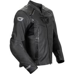 Cortech Chicane Jacket -HJC Store cortech chicane leather jacket black front right 75476.1675819204