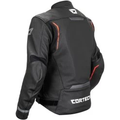 Cortech Chicane Jacket -HJC Store cortech chicane leather jacket black red back left 85177.1675819204