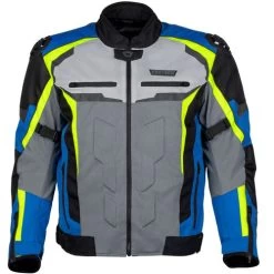 Cortech Hyper-Flo Air Mens Jacket -HJC Store cortech hyper flo air mens jacket blue hi viz front 64639.1675818925