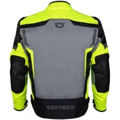 Cortech Hyper-Flo Air Mens Jacket -HJC Store cortech hyper flo air mens jacket hi viz grey back 88189.1675818925