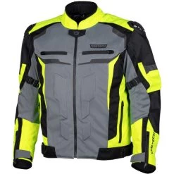 Cortech Hyper-Flo Air Mens Jacket -HJC Store cortech hyper flo air mens jacket hi viz grey front left 66406.1675818925
