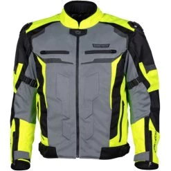 Cortech Hyper-Flo Air Mens Jacket -HJC Store cortech hyper flo air mens jacket hi viz grey front 49292.1675818925