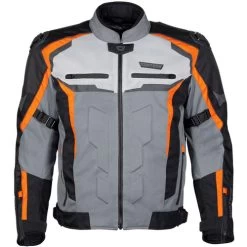 Cortech Hyper-Flo Air Mens Jacket -HJC Store cortech hyper flo air mens jacket orange gray front 67746.1675818925