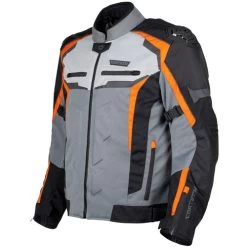 Cortech Hyper-Flo Air Mens Jacket -HJC Store cortech hyper flo air mens jacket orange gray side 68846.1675818925