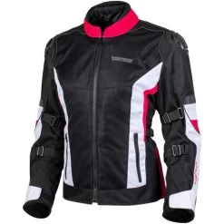 Cortech Hyper-Flo Air Womens Jacket -HJC Store cortech hyper flo air womens jacket rubine front left 16945.1701521774