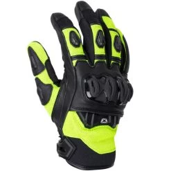 Cortech Hyper-Flo Air Mens Gloves -HJC Store cortech mens hyperflo gloves hi vis front left 75658.1676072039