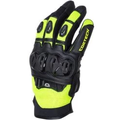 Cortech Hyper-Flo Air Mens Gloves -HJC Store cortech mens hyperflo gloves hi vis front right 87734.1676072031