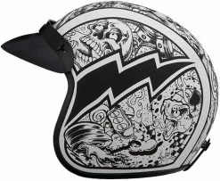 Daytona Cruiser 3/4 Open Face Helmet Graffiti -HJC Store daytona cruiser graffiti helmet left 71741.1517462768