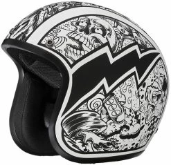 Daytona Cruiser 3/4 Open Face Helmet Graffiti -HJC Store daytona cruiser graffiti helmet without visor 20444.1517462768
