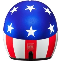 Daytona Cruiser Helmet Captain America -HJC Store daytona cruiser helmet captain america back 38052.1630474358