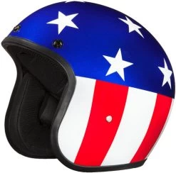 Daytona Cruiser Helmet Captain America -HJC Store daytona cruiser helmet captain america without visor 37312.1630474340