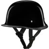 Daytona German Helmet DOT Hi-Gloss Black