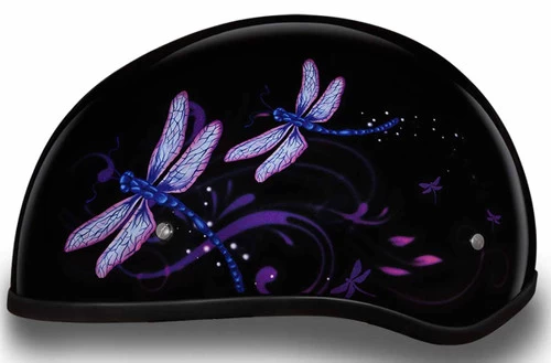 Daytona Skull Cap Helmet Dragonfly 4 Daytona Skull Cap Helmet Dragonfly - Image 4