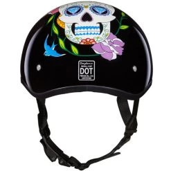 Daytona Skull Cap Helmet Diamond Skulls