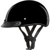 Daytona Skull Cap Helmet Hi-Gloss Black
