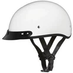 Daytona Skull Cap Helmet Hi-Gloss White