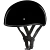 Daytona Skull Cap Helmet W/o Visor Hi-Gloss Black