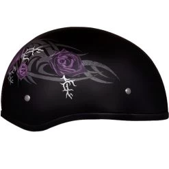 Daytona Skull Cap Helmet Purple Rose -HJC Store daytona skull cap helmet purple rose right 01855.1690675591