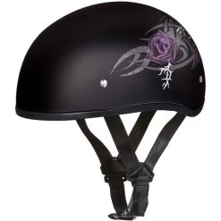 Daytona Skull Cap Helmet Purple Rose -HJC Store daytona skull cap helmet purple rose 66251.1690675571