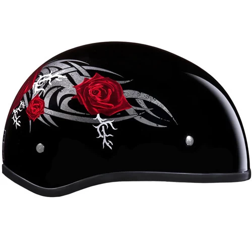 Daytona Skull Cap Helmet Rose 7 Daytona Skull Cap Helmet Rose - Image 7