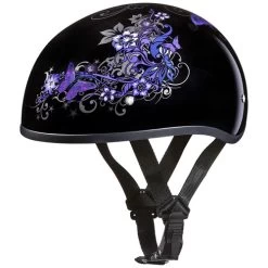 Daytona Skull Cap Helmet Butterfly