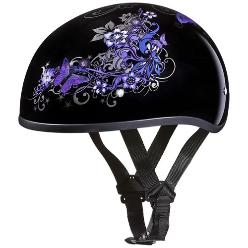 Daytona Skull Cap Helmet Butterfly 1 Daytona Skull Cap Helmet Butterfly