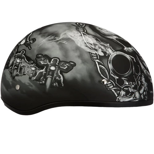 Daytona Skull Cap Helmet Guns 4 Daytona Skull Cap Helmet Guns - Image 4