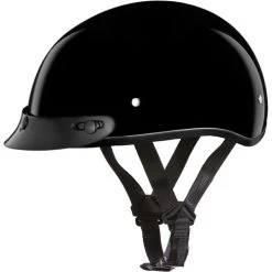 Daytona Skull Cap Jr Helmet Hi Gloss Black