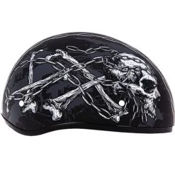 Daytona Skull Cap Skull Chains Helmet -HJC Store daytona skull cap skull chains helmet right 27378.1630461432