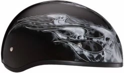 Daytona Skull Cap Helmet Skull Flames Silver 8 Daytona Skull Cap Helmet Skull Flames Silver -HJC Store daytona skull cap with skull flames silver helmet right 59549.1517461981