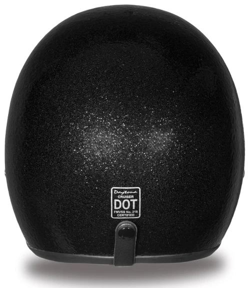 Daytona Cruiser Helmet Black Metal Flake 5 Daytona Cruiser Helmet Black Metal Flake - Image 5