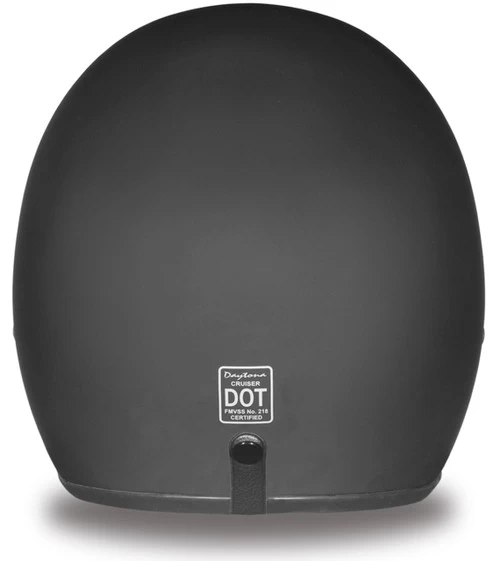 Daytona Cruiser Helmet Dull Black 5 Daytona Cruiser Helmet Dull Black - Image 5