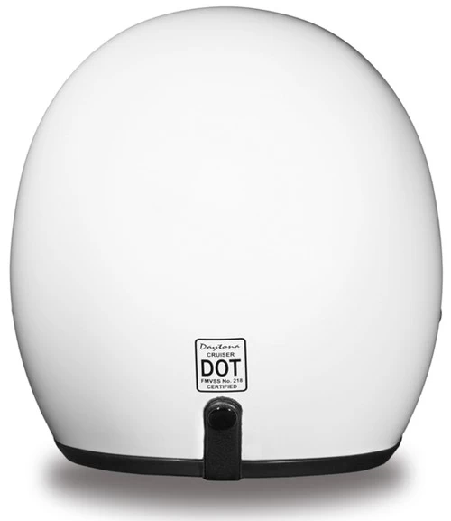 Daytona Cruiser Helmet Gloss White 5 Daytona Cruiser Helmet Gloss White - Image 5