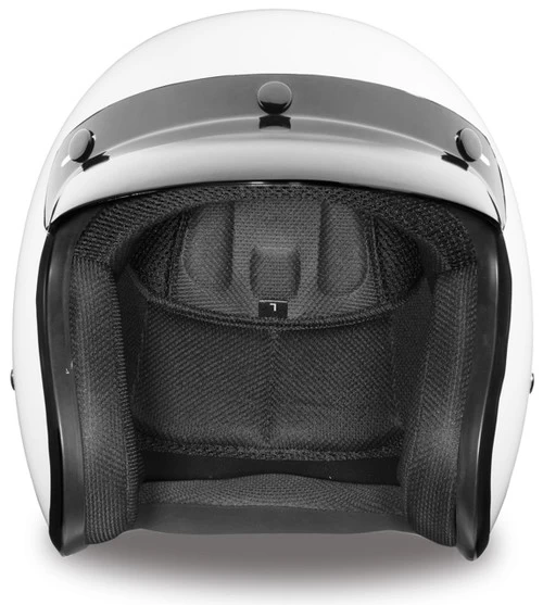 Daytona Cruiser Helmet Gloss White 2 Daytona Cruiser Helmet Gloss White - Image 2