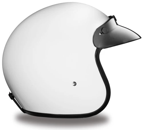 Daytona Cruiser Helmet Gloss White 3 Daytona Cruiser Helmet Gloss White - Image 3