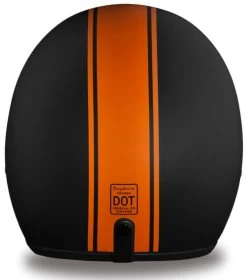 Daytona Cruiser Helmet Orange Pin Stripe 10 Daytona Cruiser Helmet Orange Pin Stripe -HJC Store daytona cruiser helmet orange pin stripe back 72714.1642323866