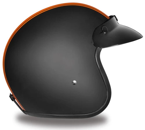 Daytona Cruiser Helmet Orange Pin Stripe 3 Daytona Cruiser Helmet Orange Pin Stripe - Image 3