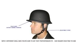 Daytona German Helmet DOT Dull Black -HJC Store daytona german dot helmet 2 26205.1520605106