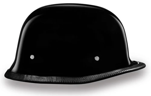 Daytona German Helmet DOT Hi-Gloss Black 3 Daytona German Helmet DOT Hi-Gloss Black - Image 3