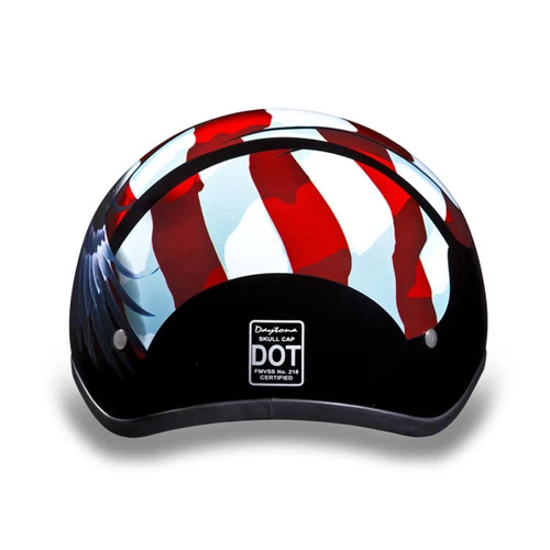 Daytona Skull Cap Helmet Freedom 5 Daytona Skull Cap Helmet Freedom - Image 5