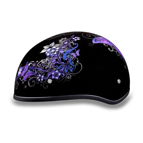 Daytona Skull Cap Helmet Butterfly 2 Daytona Skull Cap Helmet Butterfly - Image 2