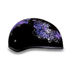 Daytona Skull Cap Helmet Butterfly 10 Daytona Skull Cap Helmet Butterfly -HJC Store daytona skull cap helmet purple butterfly right 44979.1548731526