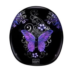 Daytona Skull Cap Helmet Butterfly 11 Daytona Skull Cap Helmet Butterfly -HJC Store daytona skull cap helmet purple butterfly top 62241.1548731529