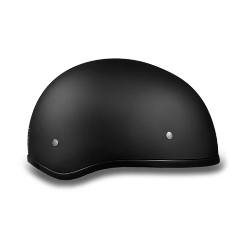 Daytona Skull Cap Helmet W/o Visor Dull Black 4 Daytona Skull Cap Helmet W/o Visor Dull Black - Image 4