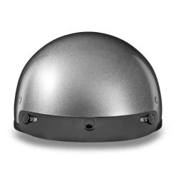 Daytona Skull Cap Helmet Silver Metallic -HJC Store daytona skull cap slim line helmet silver metallic front 15926.1549107445