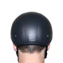 Daytona Skull Cap Helmet W/o Visor Leather Covered 16 Daytona Skull Cap Helmet W/o Visor Leather Covered -HJC Store daytona skull cap slim line leather head shot back 27163.1690639603