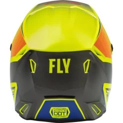 Fly Racing Kinetic Drift Helmet -HJC Store fly racing kinetic drift helmet blue hi viz yellow charcoal back 48495.1644622032