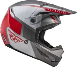 Fly Racing Kinetic Drift Helmet -HJC Store fly racing kinetic drift helmet charcoal light red grey right 91456.1644622052