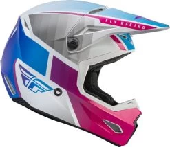 Fly Racing Kinetic Drift Youth Helmet 33 Fly Racing Kinetic Drift Youth Helmet -HJC Store fly racing kinetic drift helmet pink white blue right 58056.1644638078